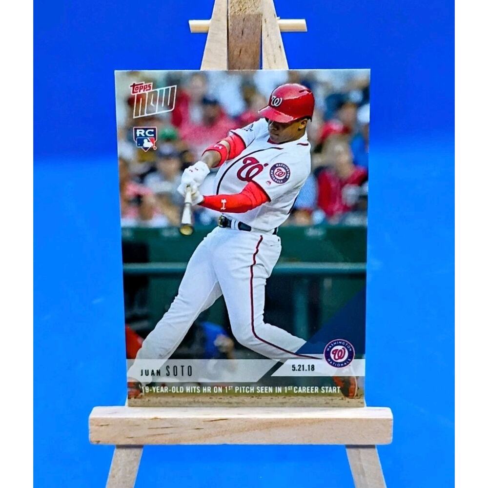 2018 Topps Now Juan Soto #235 Rookie Debut Card (RC) 6815 Print Run!